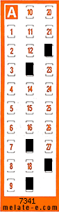 Volante ganador del sorteo 7341 de Chispazo