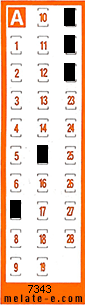 Volante ganador del sorteo 7343 de Chispazo