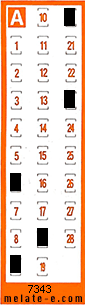 Volante ganador del sorteo 7344 de Chispazo