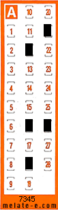Volante ganador del sorteo 7345 de Chispazo