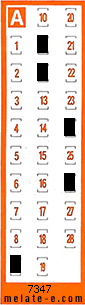 Volante ganador del sorteo 7347 de Chispazo