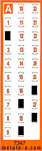 Volante ganador del sorteo 7348 de Chispazo