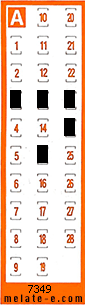 Volante ganador del sorteo 7350 de Chispazo