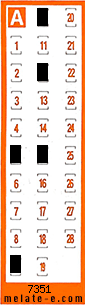 Volante ganador del sorteo 7351 de Chispazo