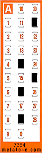 Volante ganador del sorteo 7354 de Chispazo
