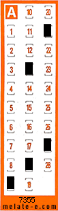 Volante ganador del sorteo 7355 de Chispazo