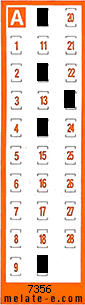 Volante ganador del sorteo 7356 de Chispazo
