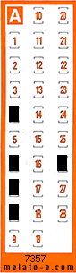 Volante ganador del sorteo 7357 de Chispazo