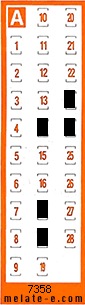 Volante ganador del sorteo 7358 de Chispazo
