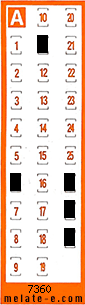 Volante ganador del sorteo 7360 de Chispazo