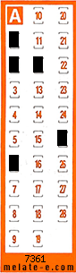 Volante ganador del sorteo 7361 de Chispazo