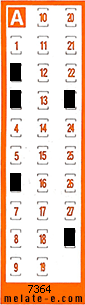 Volante ganador del sorteo 7364 de Chispazo
