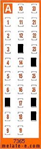 Volante ganador del sorteo 7365 de Chispazo