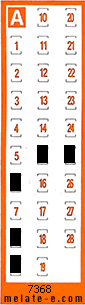 Volante ganador del sorteo 7368 de Chispazo