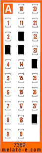 Volante ganador del sorteo 7369 de Chispazo