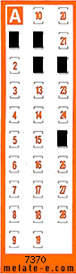 Volante ganador del sorteo 7370 de Chispazo