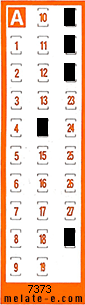 Volante ganador del sorteo 7373 de Chispazo