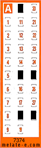 Volante ganador del sorteo 7374 de Chispazo