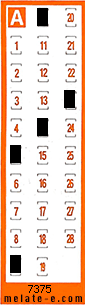 Volante ganador del sorteo 7375 de Chispazo