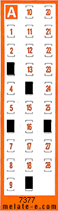 Volante ganador del sorteo 7377 de Chispazo