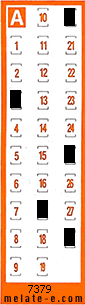 Volante ganador del sorteo 7379 de Chispazo