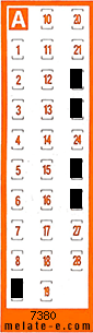 Volante ganador del sorteo 7380 de Chispazo