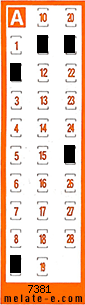 Volante ganador del sorteo 7381 de Chispazo