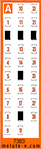Volante ganador del sorteo 7383 de Chispazo