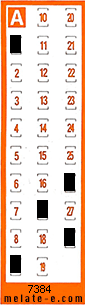 Volante ganador del sorteo 7384 de Chispazo
