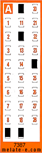 Volante ganador del sorteo 7387 de Chispazo