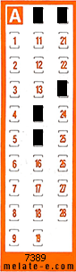 Volante ganador del sorteo 7389 de Chispazo