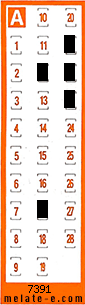 Volante ganador del sorteo 7391 de Chispazo