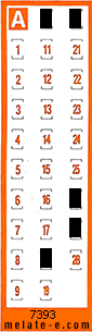 Volante ganador del sorteo 7393 de Chispazo