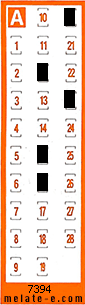 Volante ganador del sorteo 7394 de Chispazo