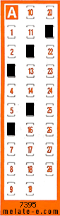 Volante ganador del sorteo 7395 de Chispazo