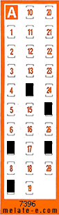 Volante ganador del sorteo 7396 de Chispazo