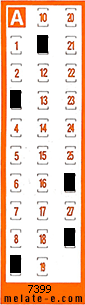 Volante ganador del sorteo 7399 de Chispazo