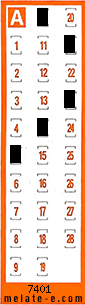 Volante ganador del sorteo 7401 de Chispazo