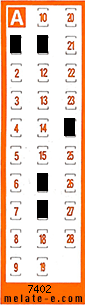 Volante ganador del sorteo 7402 de Chispazo