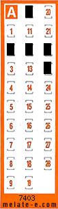 Volante ganador del sorteo 7403 de Chispazo