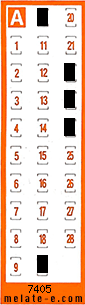 Volante ganador del sorteo 7405 de Chispazo