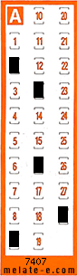 Volante ganador del sorteo 7407 de Chispazo