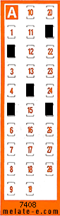 Volante ganador del sorteo 7408 de Chispazo