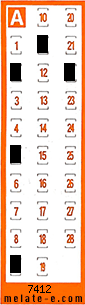 Volante ganador del sorteo 7412 de Chispazo