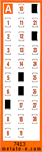 Volante ganador del sorteo 7413 de Chispazo