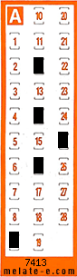 Volante ganador del sorteo 7414 de Chispazo