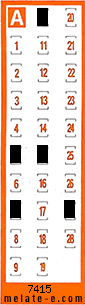 Volante ganador del sorteo 7416 de Chispazo