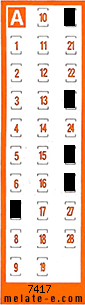 Volante ganador del sorteo 7417 de Chispazo
