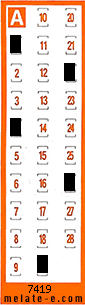 Volante ganador del sorteo 7419 de Chispazo