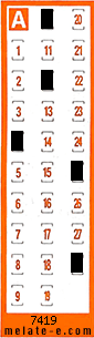 Volante ganador del sorteo 7420 de Chispazo